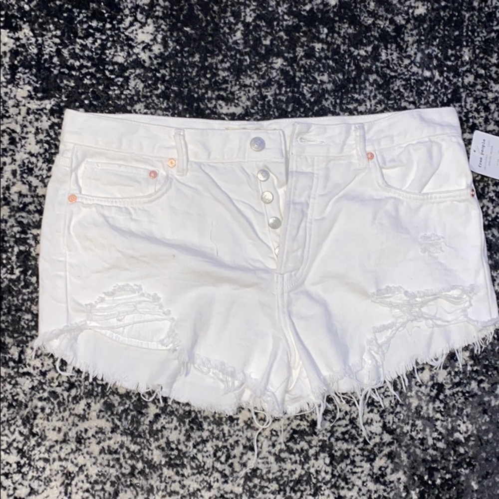Free people distressed shorts
